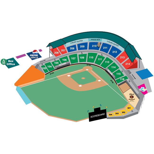 Pelicans Parking vs AUG. GreenJackets on 4/18/2023 Tickets
